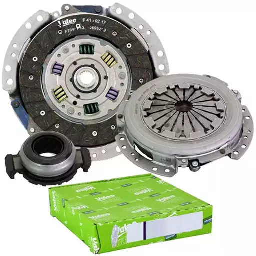 دیسک و صفحه پژو 405 XU7 والئو سبز اصلی پری دمپر زانتیایی با بلبرینگ 6 فنر اسپانیا